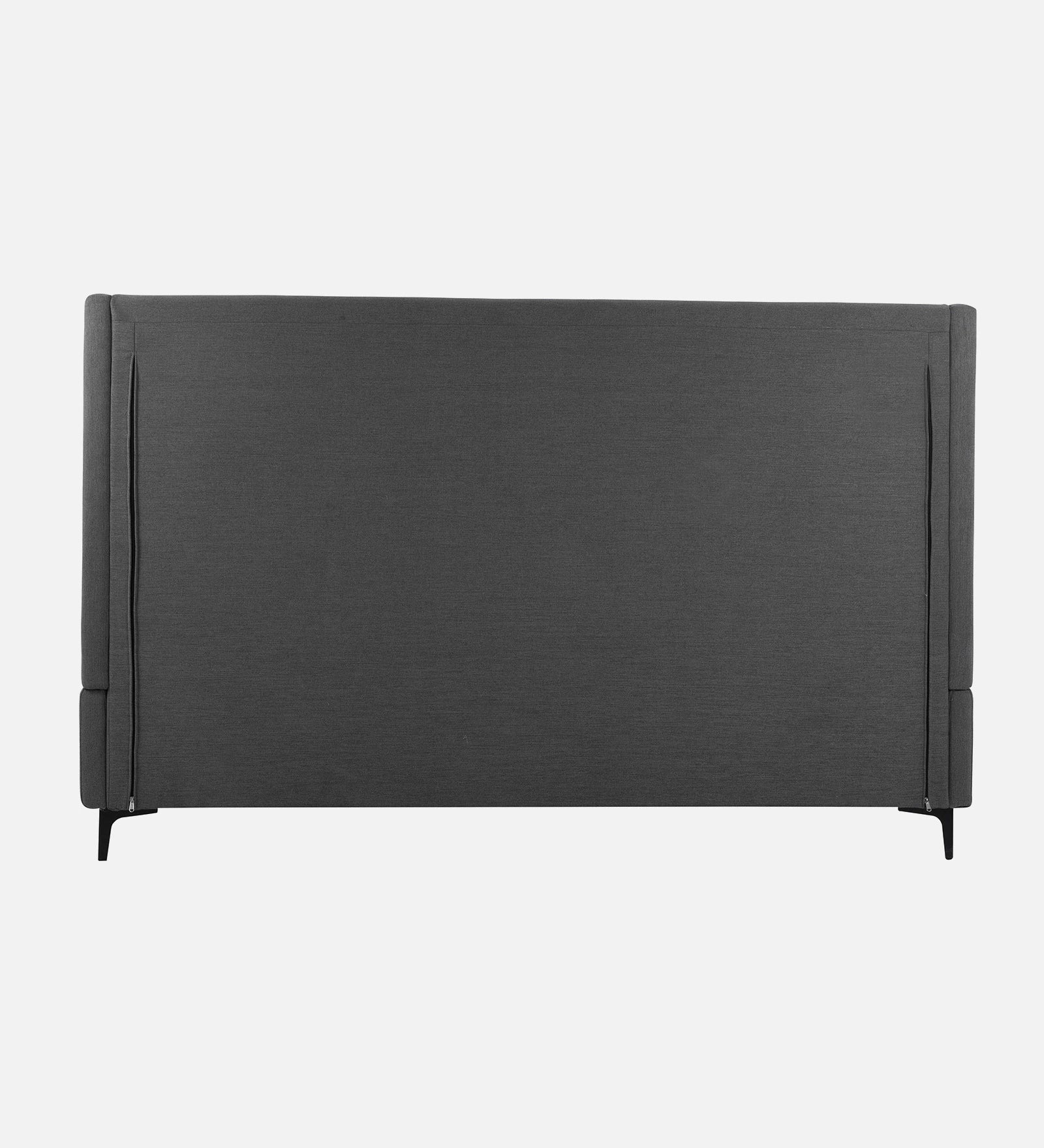 Vilas Fabric Upholstered Queen Size Bed In Charcoal Grey Colour - Febonic Living