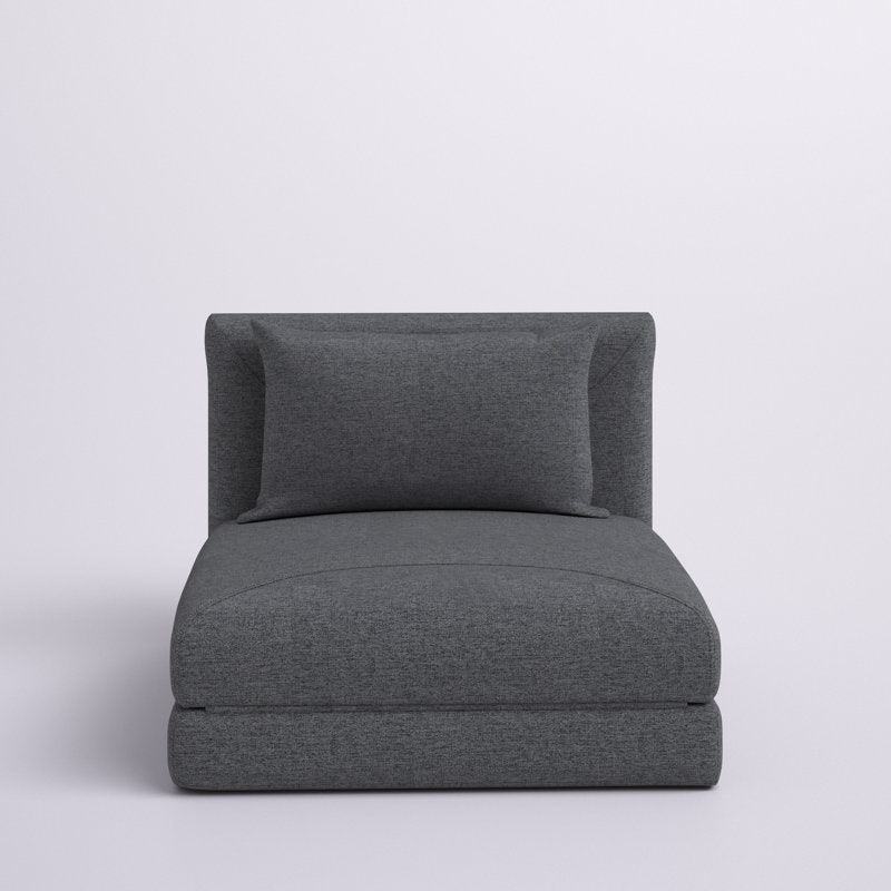 Dorry Fabric Foldable Sofa Bed In Charcoal Grey Colour - Febonic Living