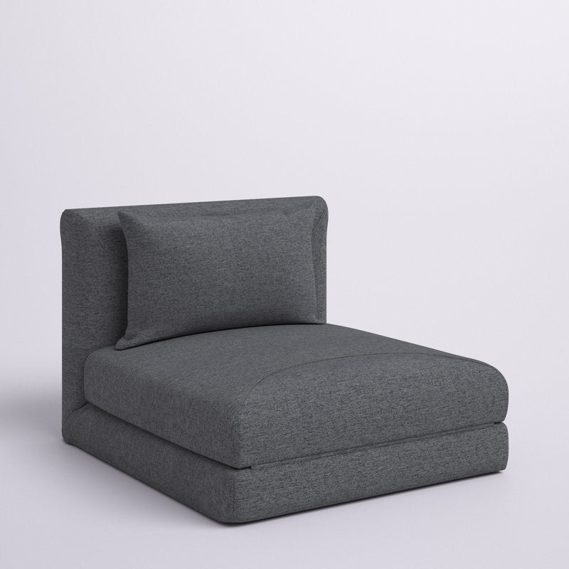 Dorry Fabric Foldable Sofa Bed In Charcoal Grey Colour - Febonic Living