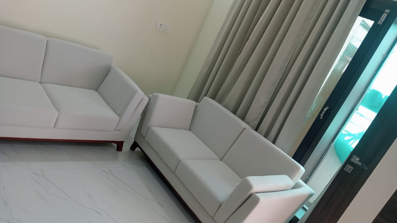 Candy Fabric 1 Seater Sofa In  Sea Blue Colour - Febonic Living