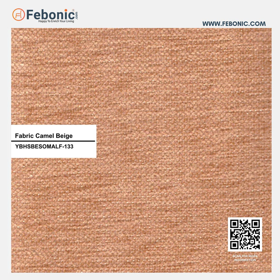 Nottage Fabric Wing Chair In Cosmic Beige Colour - Febonic Living