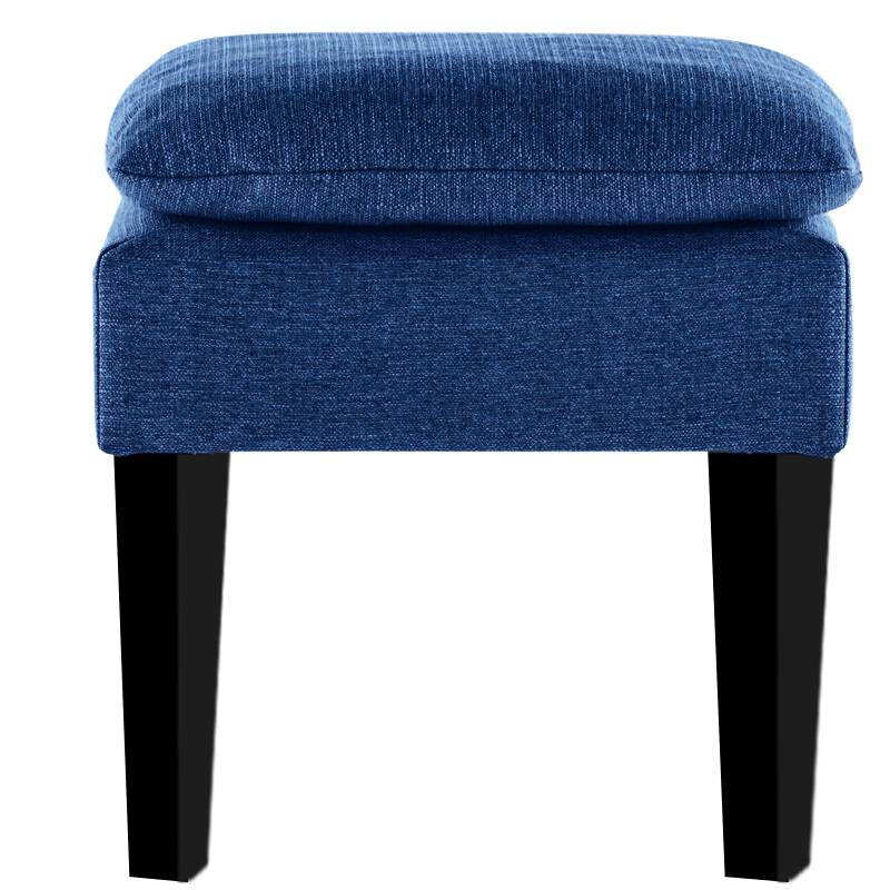 Vodoo Fabric Storage Ottoman in Royal Blue Colour