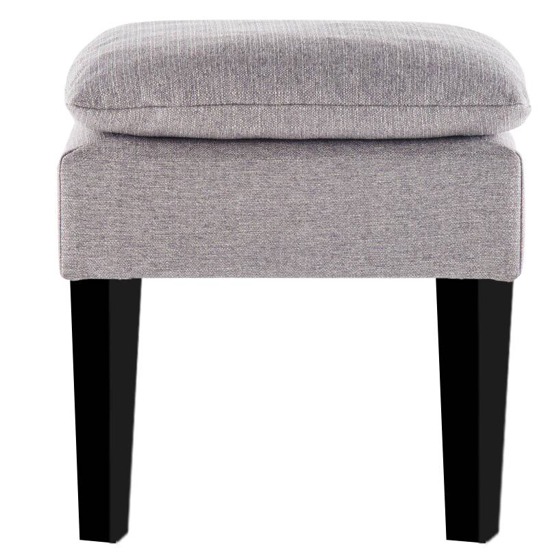 Vodoo Fabric Storage Ottoman in Lit Grey Colour