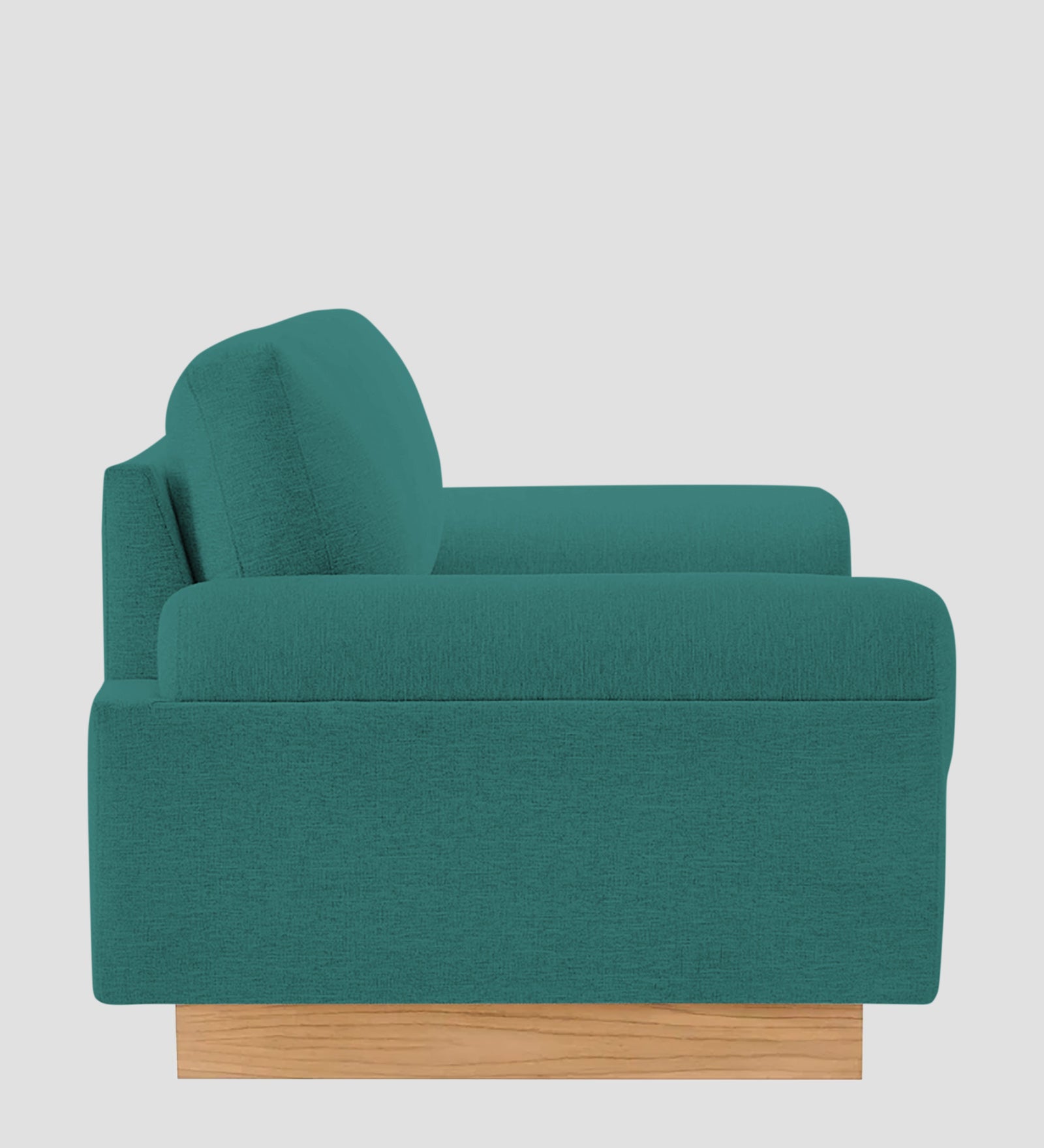 Yuma Fabric 1 Seater Sofa In Sea Green Colour