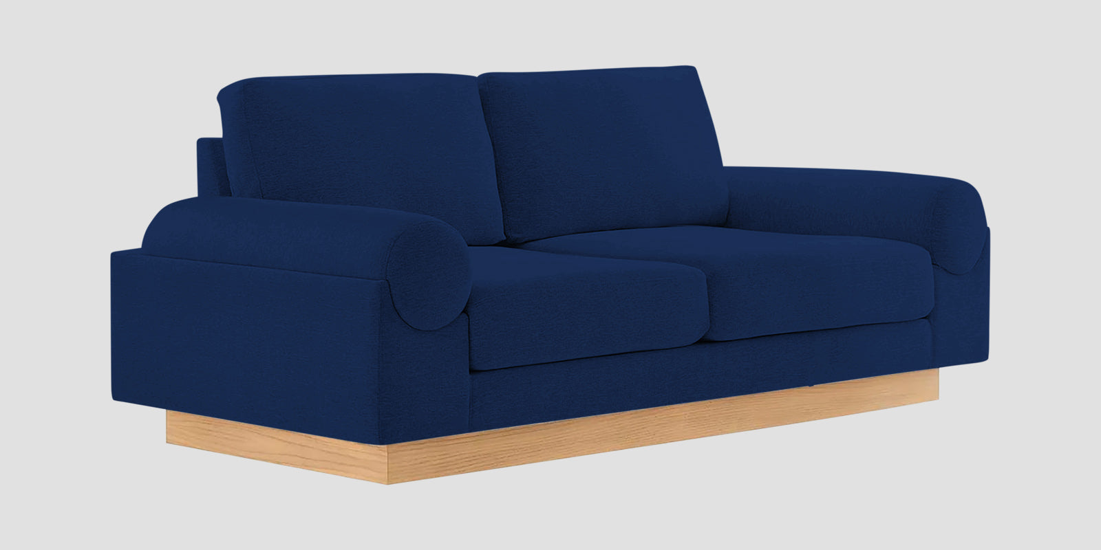 Yuma Fabric 2 Seater Sofa In Royal Blue Colour