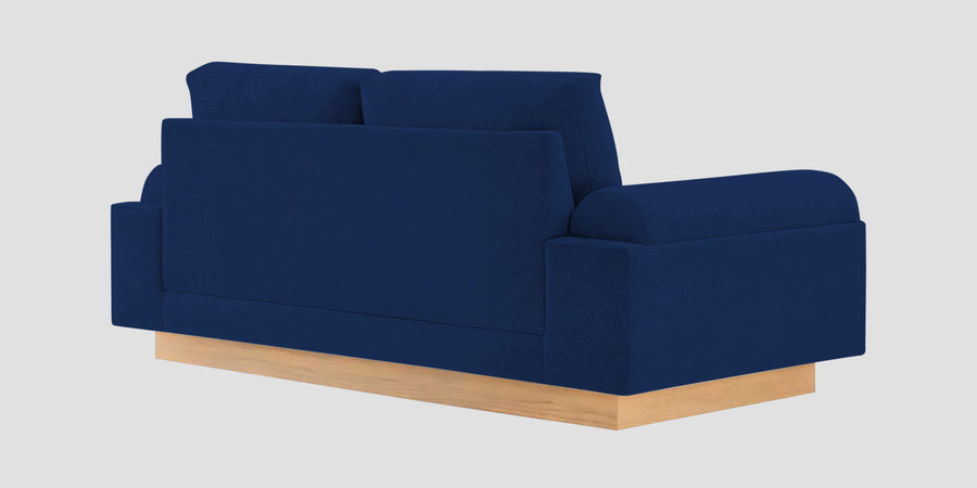 Yuma Fabric 2 Seater Sofa In Royal Blue Colour - Febonic Living