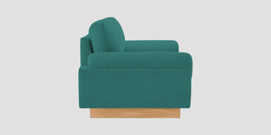Yuma Fabric 2 Seater Sofa In Sea Green Colour - Febonic Living
