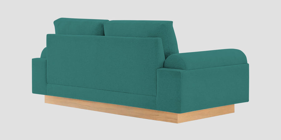 Yuma Fabric 2 Seater Sofa In Sea Green Colour - Febonic Living