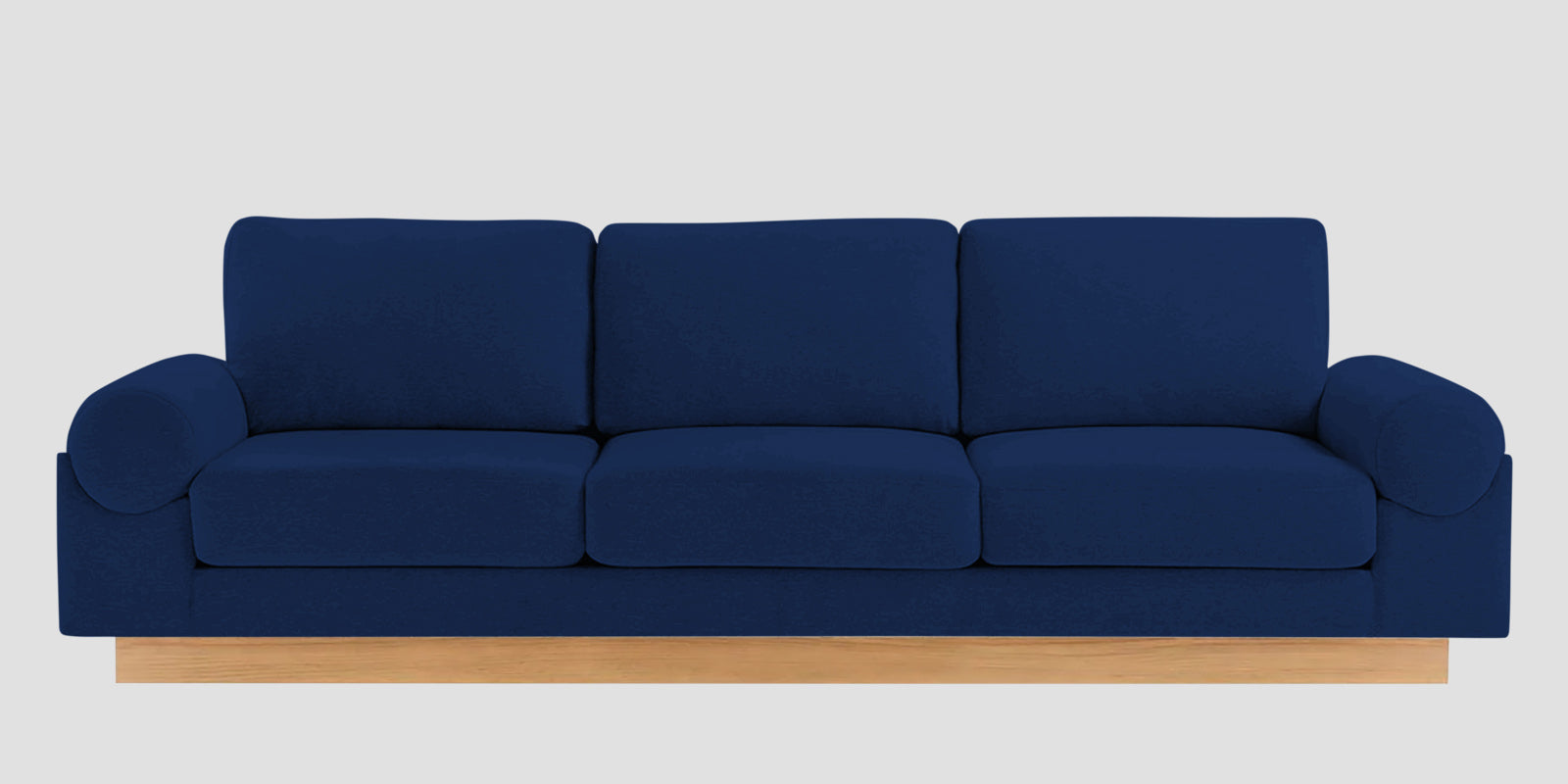 Yuma Fabric 3 Seater Sofa In Royal Blue Colour