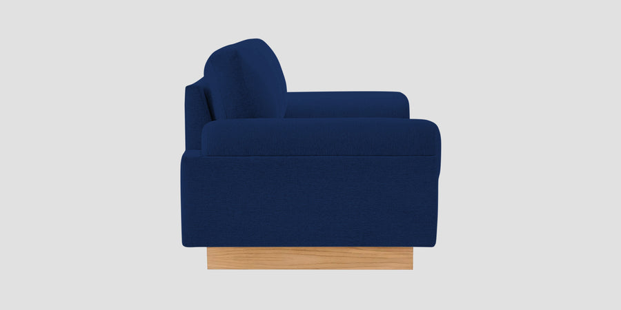 Yuma Fabric 3 Seater Sofa In Royal Blue Colour - Febonic Living