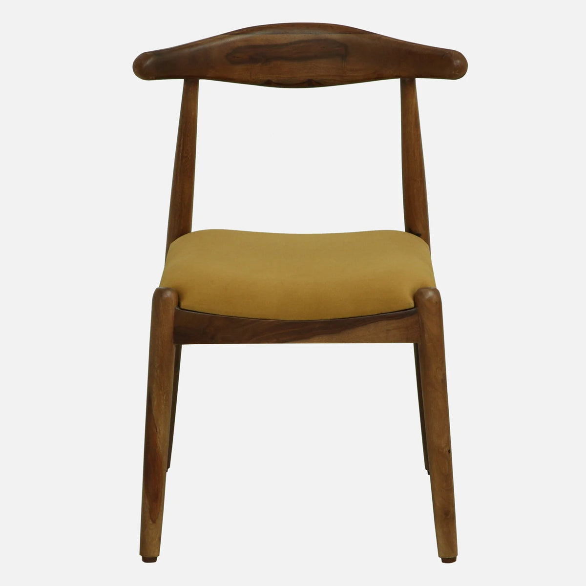 Zaha Sheesham Wood Dining Chairs In Provincial Teak Finish (Set Of 2)