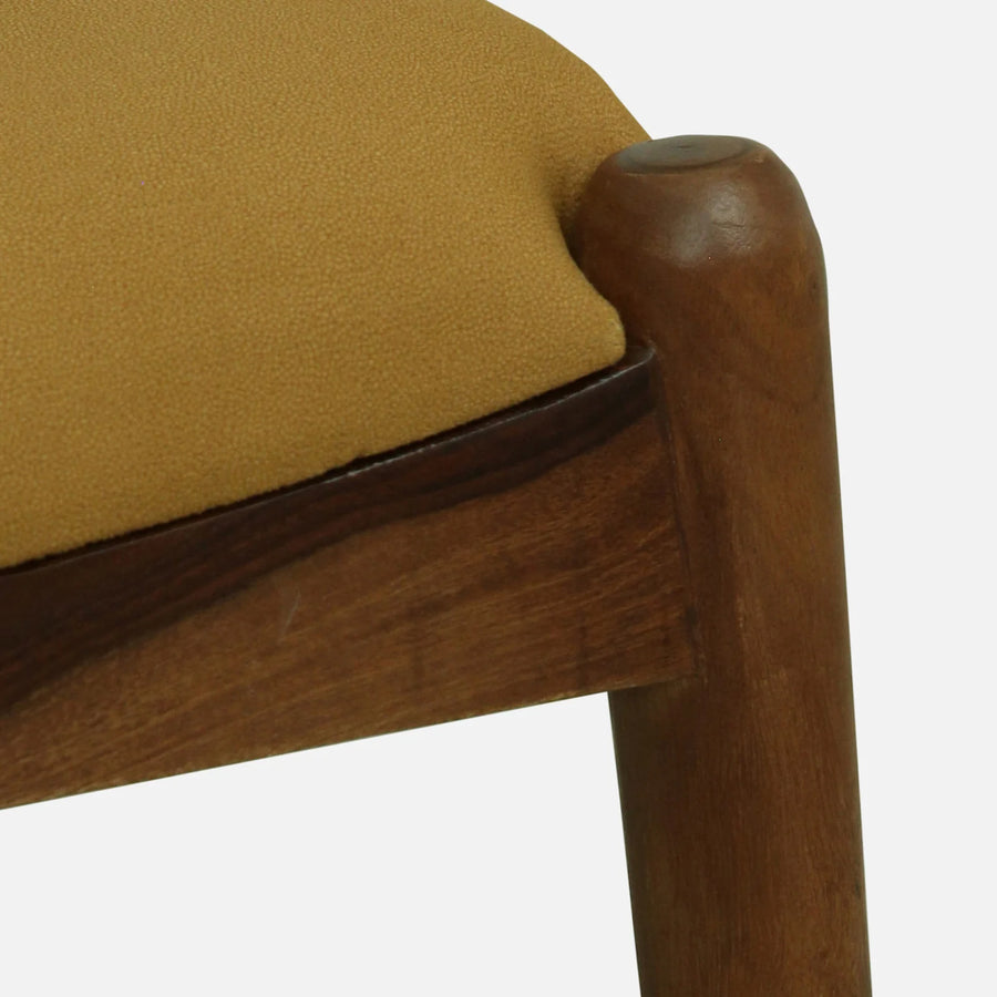 Zaha Sheesham Wood Dining Chairs In Provincial Teak Finish (Set Of 2)