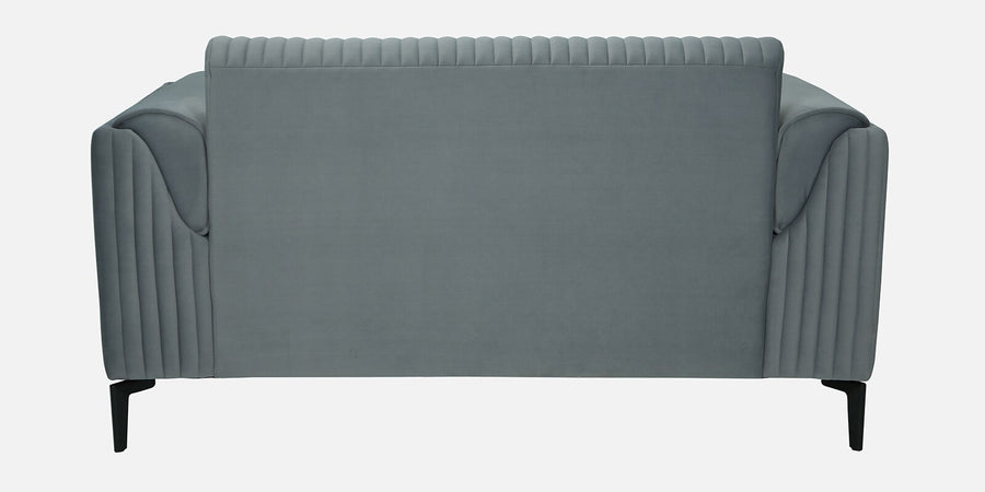 Zara Waterproof Velvet 2 Seater Sofa In Fossil Grey Colour - Febonic Living
