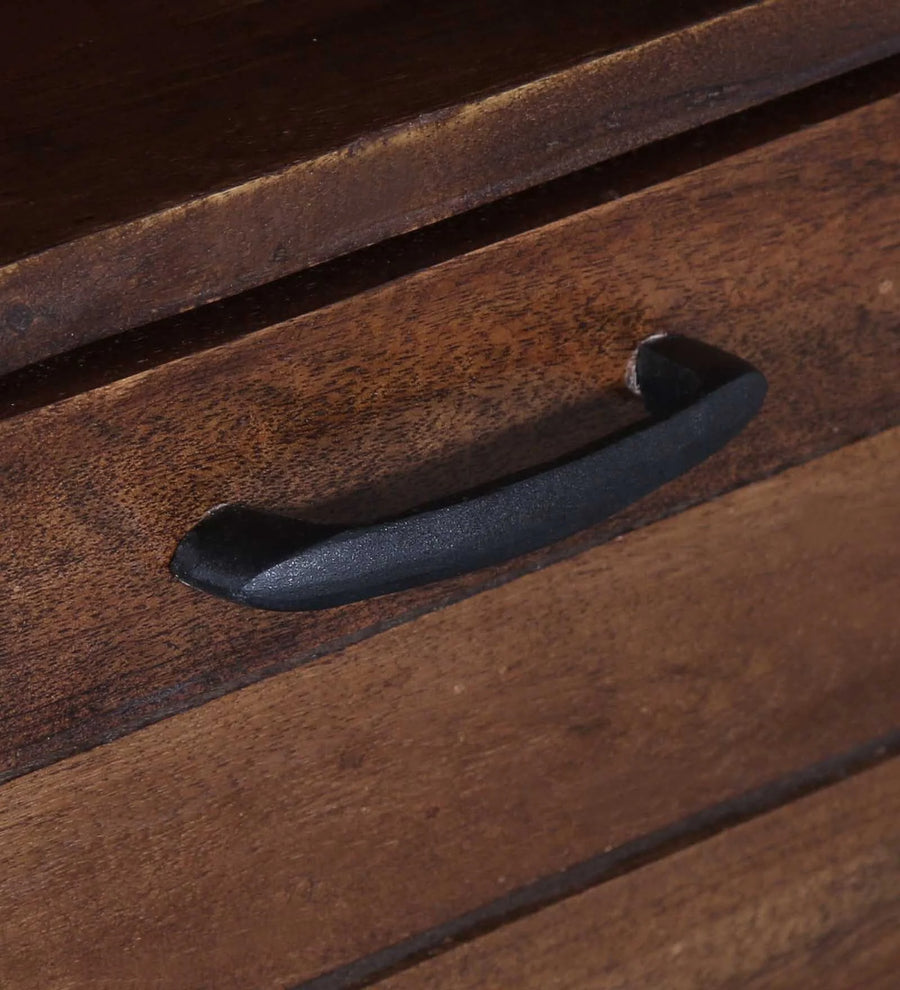 Osaka Solid Wood Tilt Out Shoe Rack In Provincial Teak Finish - Febonic Living