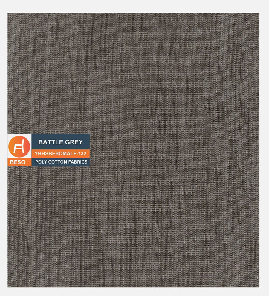 Zura 1 Seater Rotating Motorized Fabric Recliner - Battle Grey - Product Fabric by Febonic Living