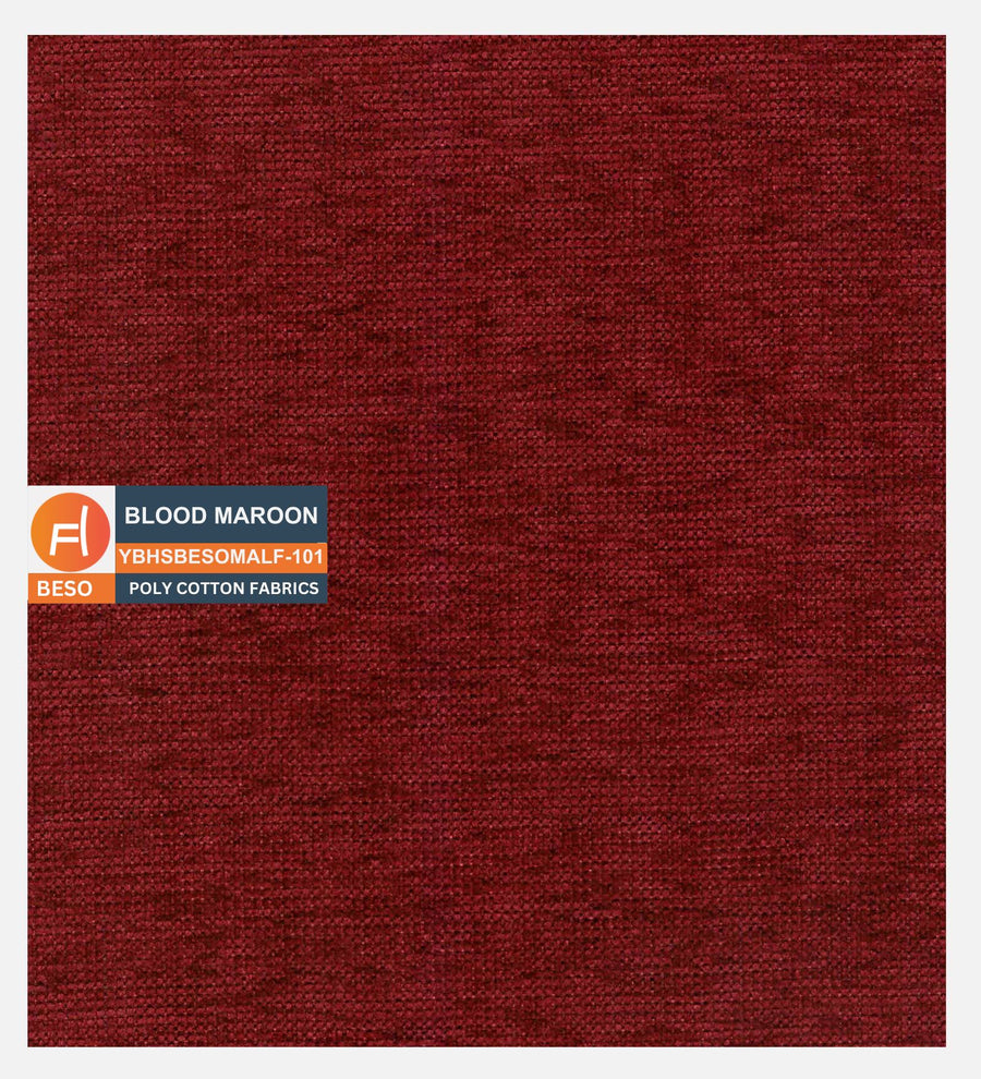 Zura 1 Seater Rotating Motorized Fabric Recliner - Blood Maroon - Product Fabric by Febonic Living