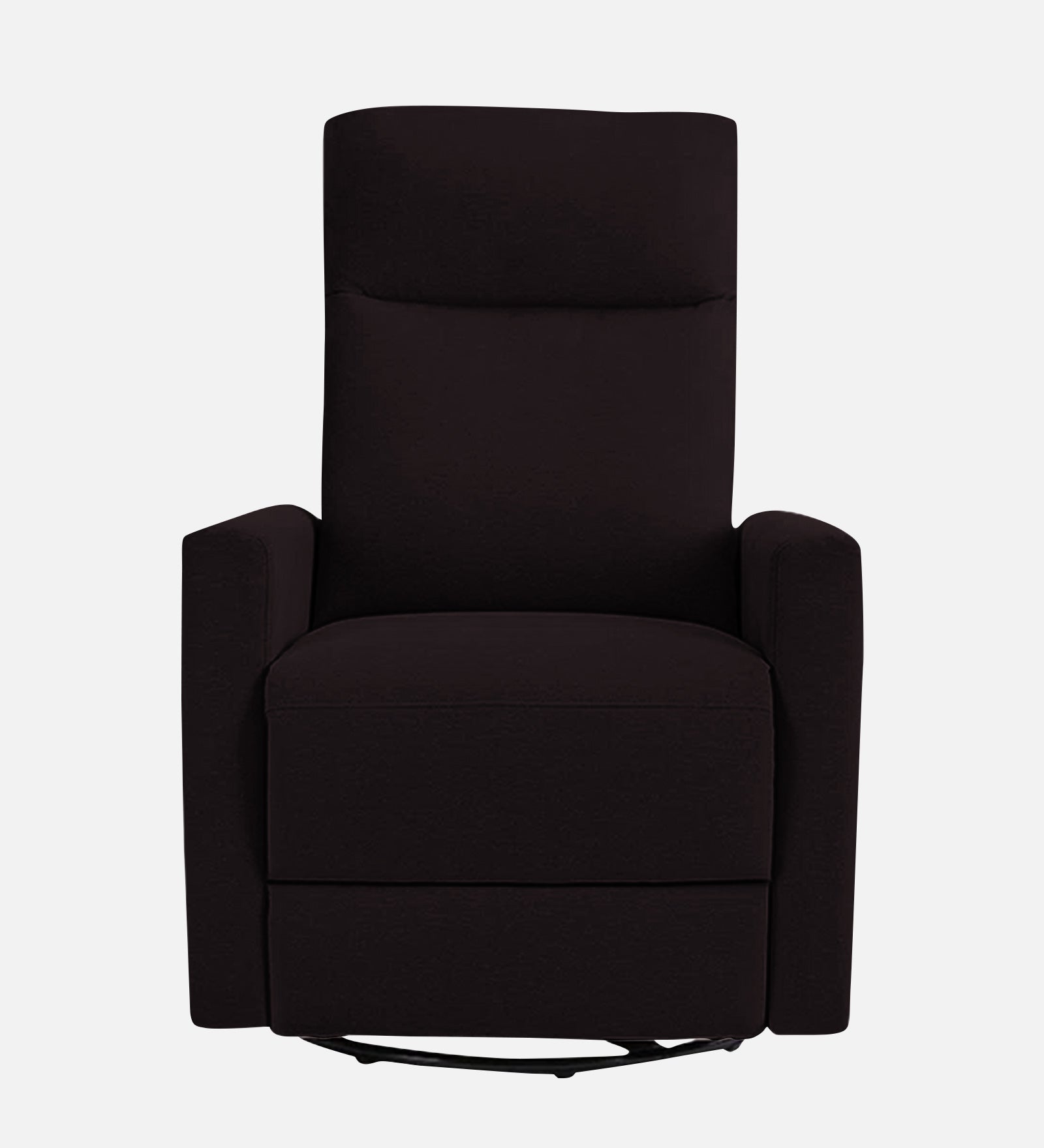 Zura 1 Seater Rotating Motorized Fabric Recliner - Cara Brown - Living View by Febonic Living