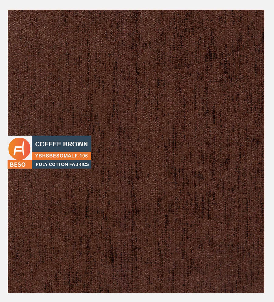 Zura 1 Seater Rotating Motorized Fabric Recliner - Coffee Brown - Product Fabric by Febonic Living