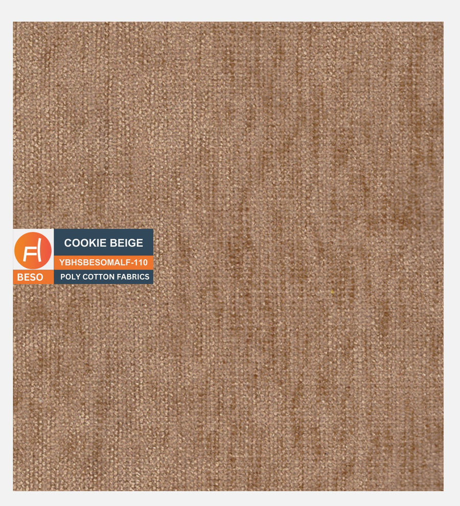 Zura 1 Seater Rotating Motorized Fabric Recliner - Cookie Beige - Product Fabric by Febonic Living