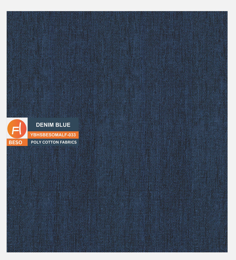 Zura 1 Seater Rotating Motorized Fabric Recliner - Denim Blue - Product Fabric by Febonic Living
