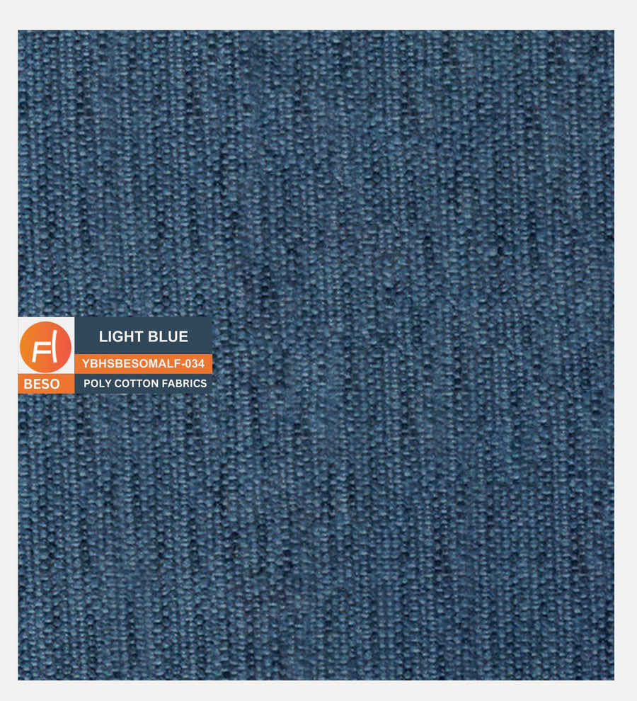 Zura 1 Seater Rotating Motorized Fabric Recliner - Light Blue - Product Fabric by Febonic Living