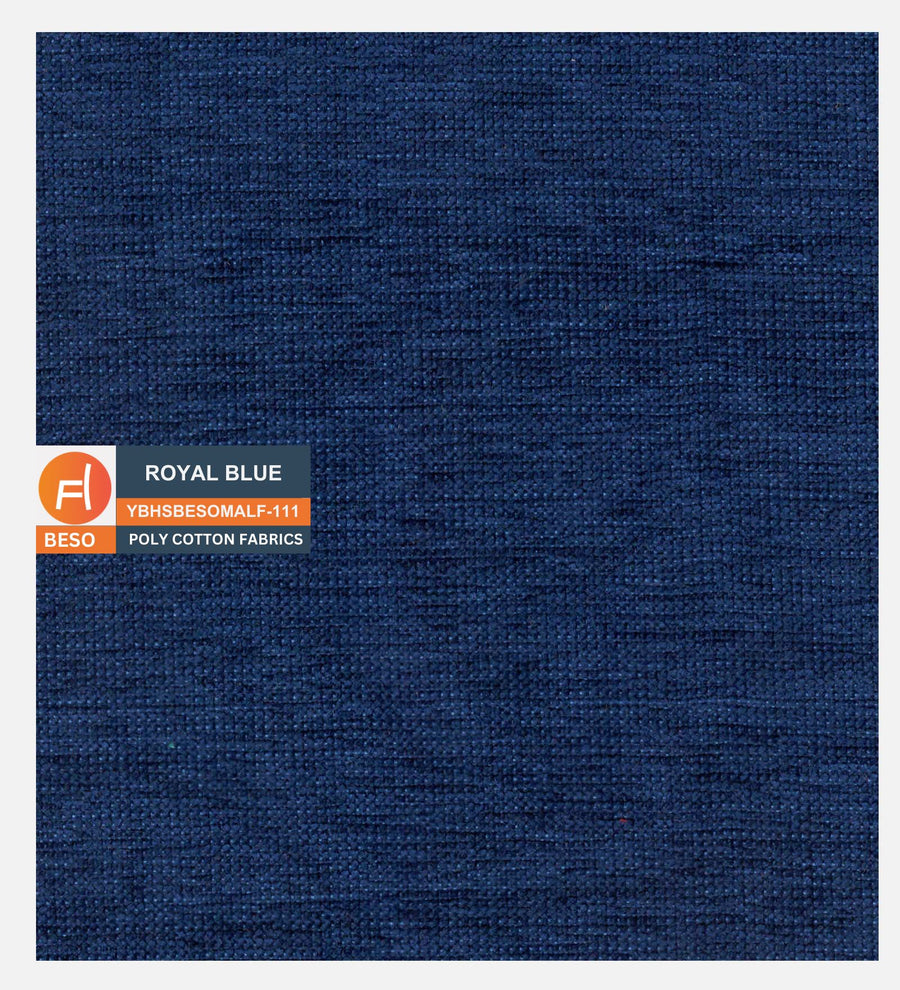 Zura 1 Seater Rotating Motorized Fabric Recliner - Royal Blue - Product Fabric by Febonic Living