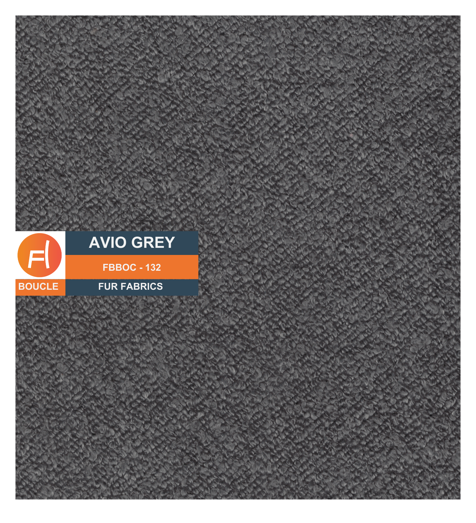 Nesco Fur Fabric 1 Seater Sofa in Avio Grey Colour