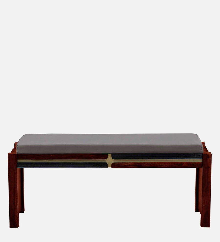 Rook Sheesham Wood 6 Seater Dining Set In Scratch Resistant Honey Oak Finish With Bench - Febonic Living