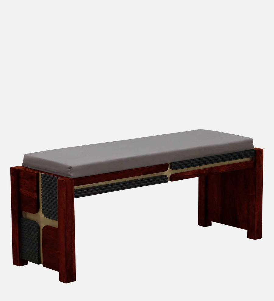 Rook Sheesham Wood 6 Seater Dining Set In Scratch Resistant Honey Oak Finish With Bench - Febonic Living