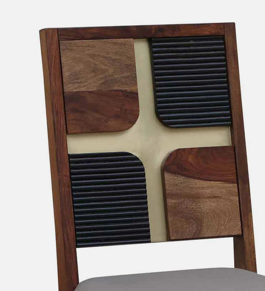 Rook Sheesham Wood Dining Chairs In Scratch Resistant Provincial Teak Finish (Set Of 2) - Febonic Living