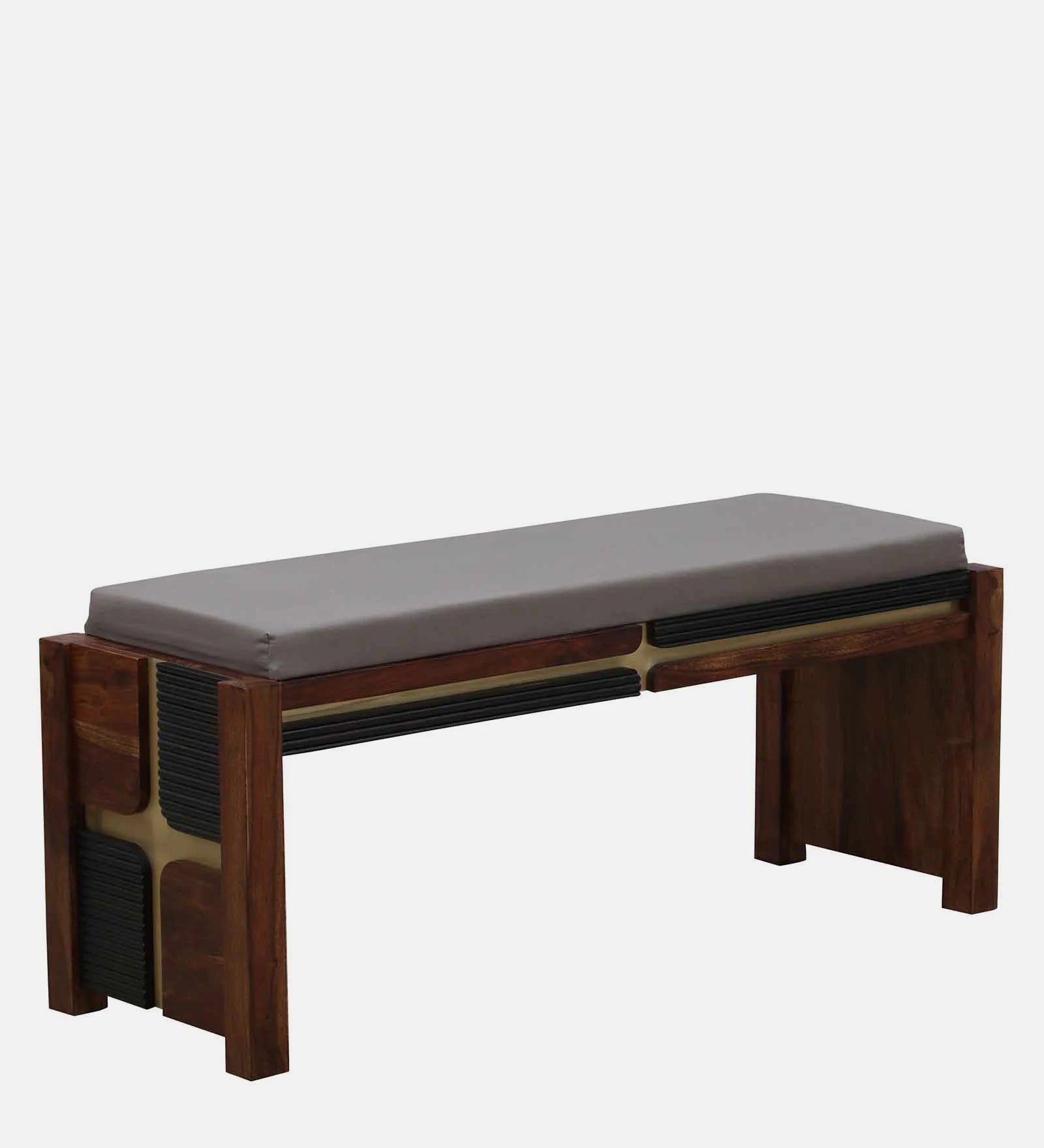 Rook Sheesham Wood 6 Seater Dining Set In Scratch Resistant Provincial Teak Finish With Bench - Febonic Living