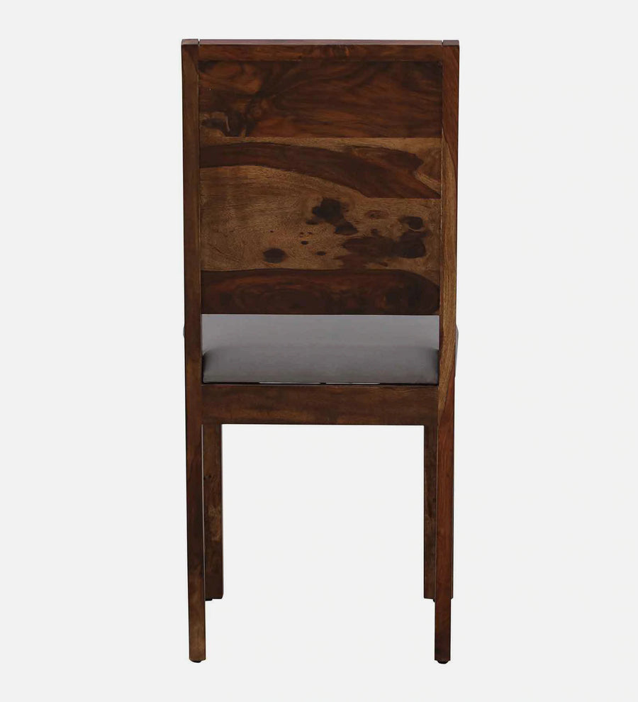 Rook Sheesham Wood Dining Chairs In Scratch Resistant Provincial Teak Finish (Set Of 2) - Febonic Living