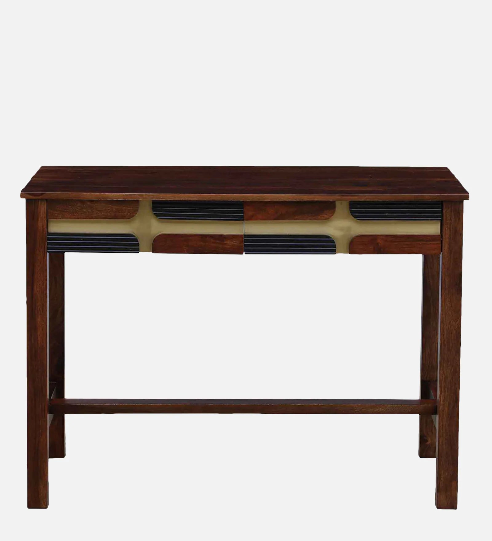 Rook Sheesham Wood Writing Table With Scratch Resistant In Provincial Teak Finish - Febonic Living