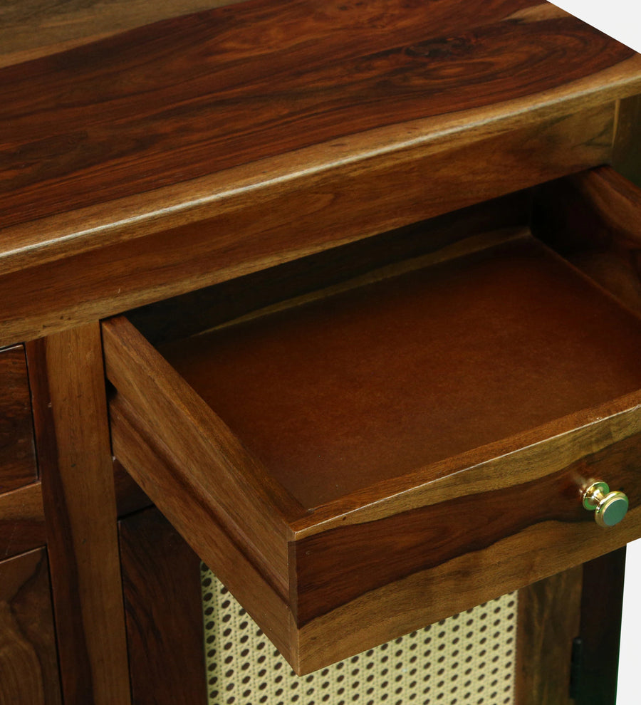 Albans Sheesham Wood 2 Door Sideboard in Provincial Teak Finish - Febonic Living