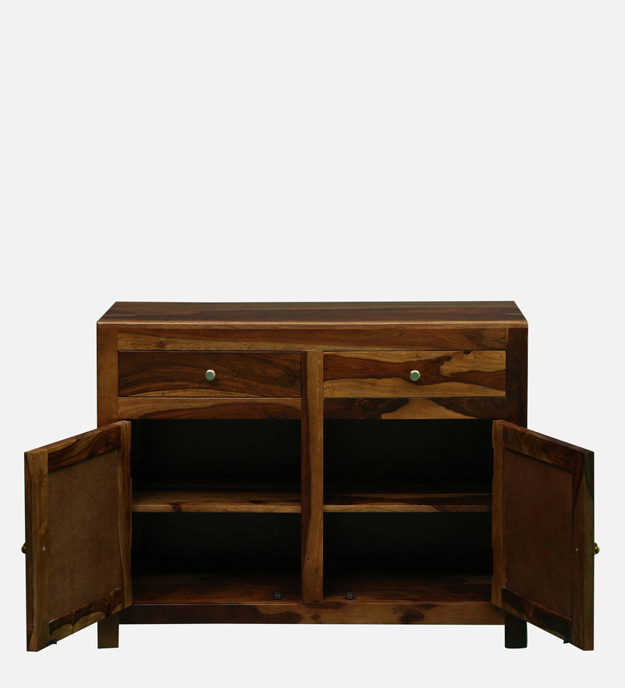 Albans Sheesham Wood 2 Door Sideboard in Provincial Teak Finish - Febonic Living