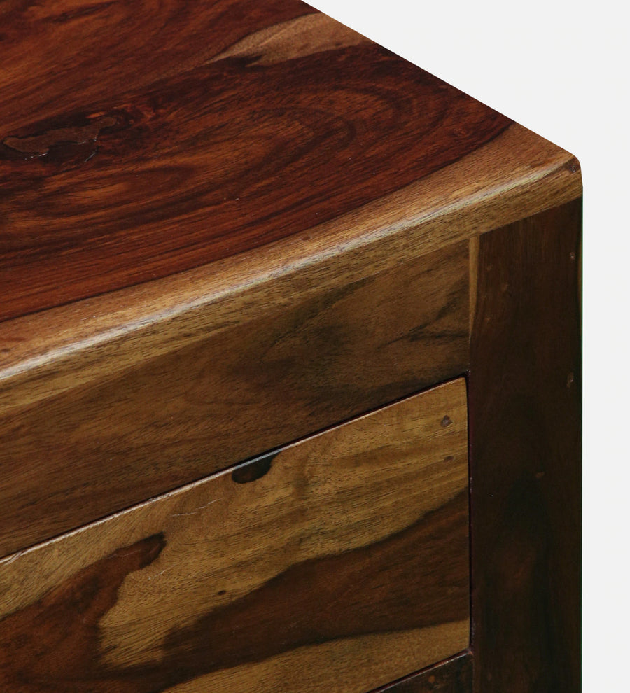 Albans Sheesham Wood 2 Door Sideboard in Provincial Teak Finish - Febonic Living