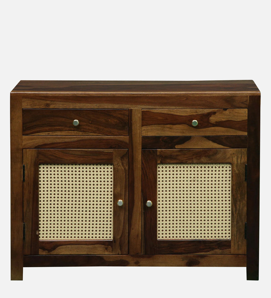 Albans Sheesham Wood 2 Door Sideboard in Provincial Teak Finish - Febonic Living