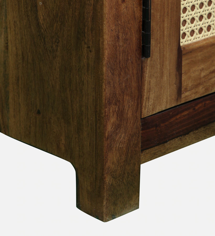 Albans Sheesham Wood 3 Door Sideboard in Provincial Teak Finish - Febonic Living