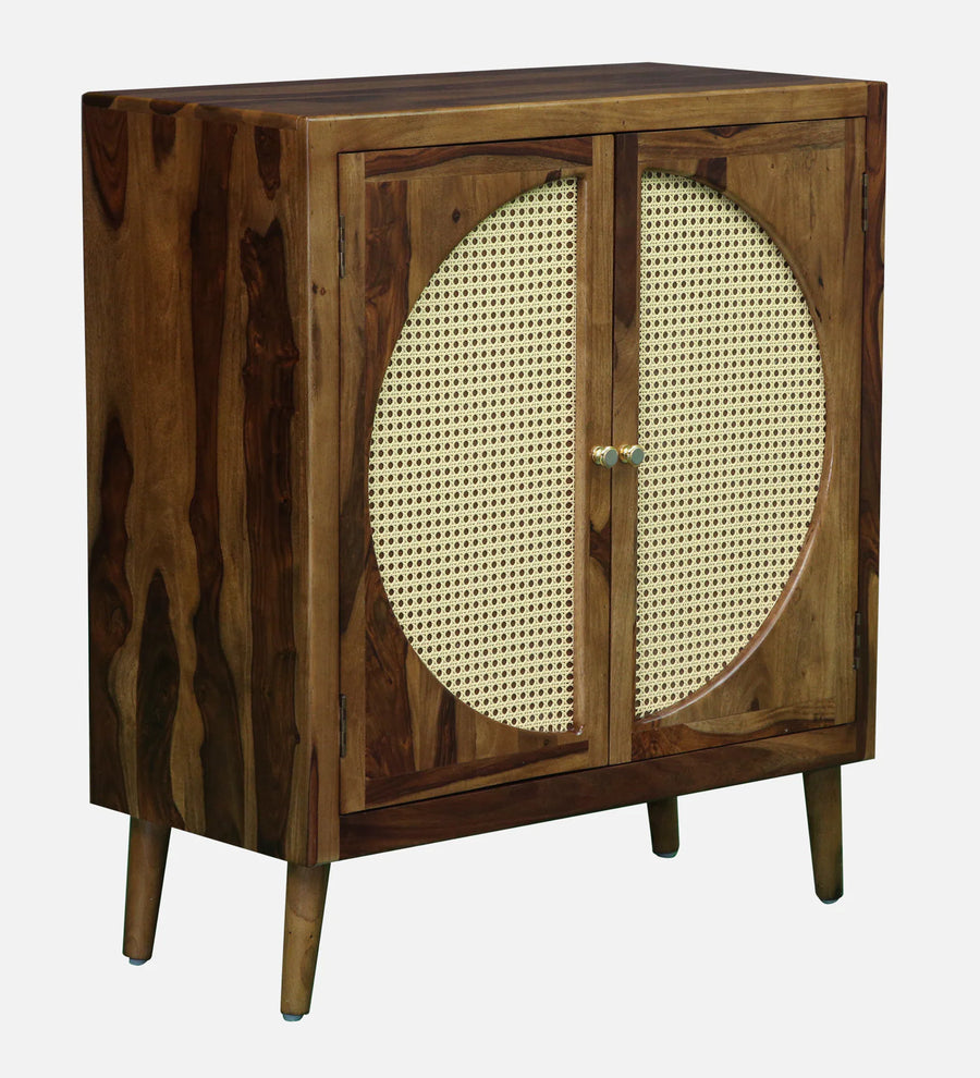 Albans Sheesham Wood Cabinet in Provincial Teak Finish - Febonic Living