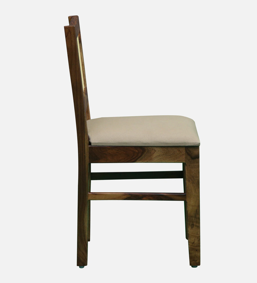 Albans Sheesham Wood Dining Chairs In Provincial Teak Finish (Set Of 2) - Febonic Living