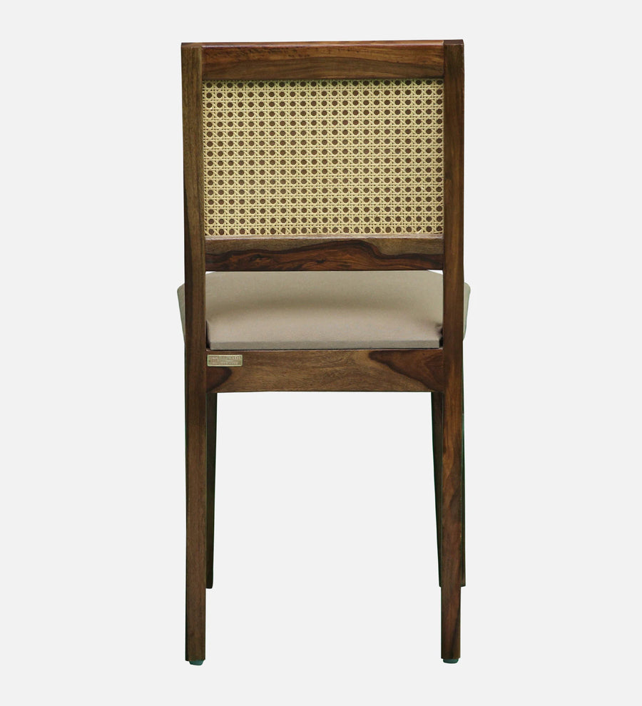 Albans Sheesham Wood Dining Chairs In Provincial Teak Finish (Set Of 2) - Febonic Living
