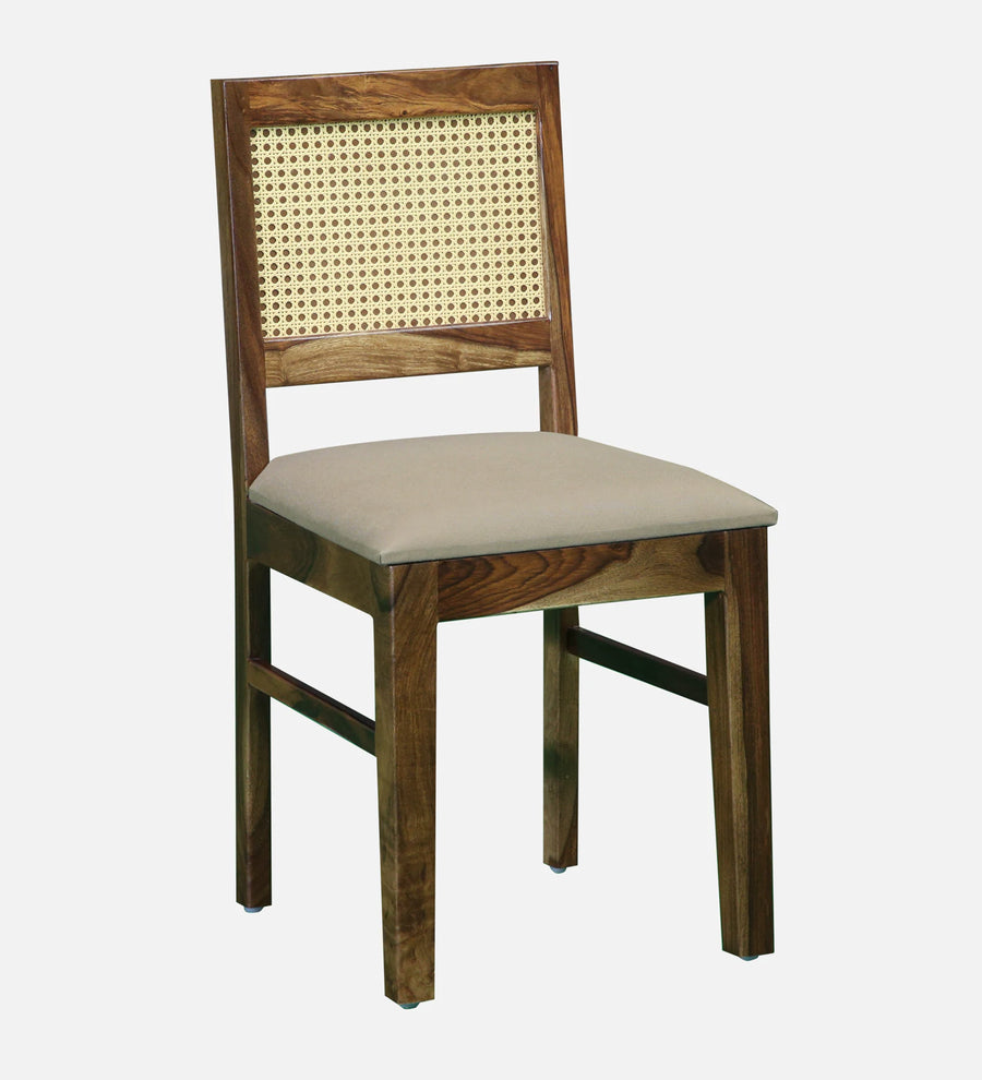 Albans Sheesham Wood Dining Chairs In Provincial Teak Finish (Set Of 2) - Febonic Living