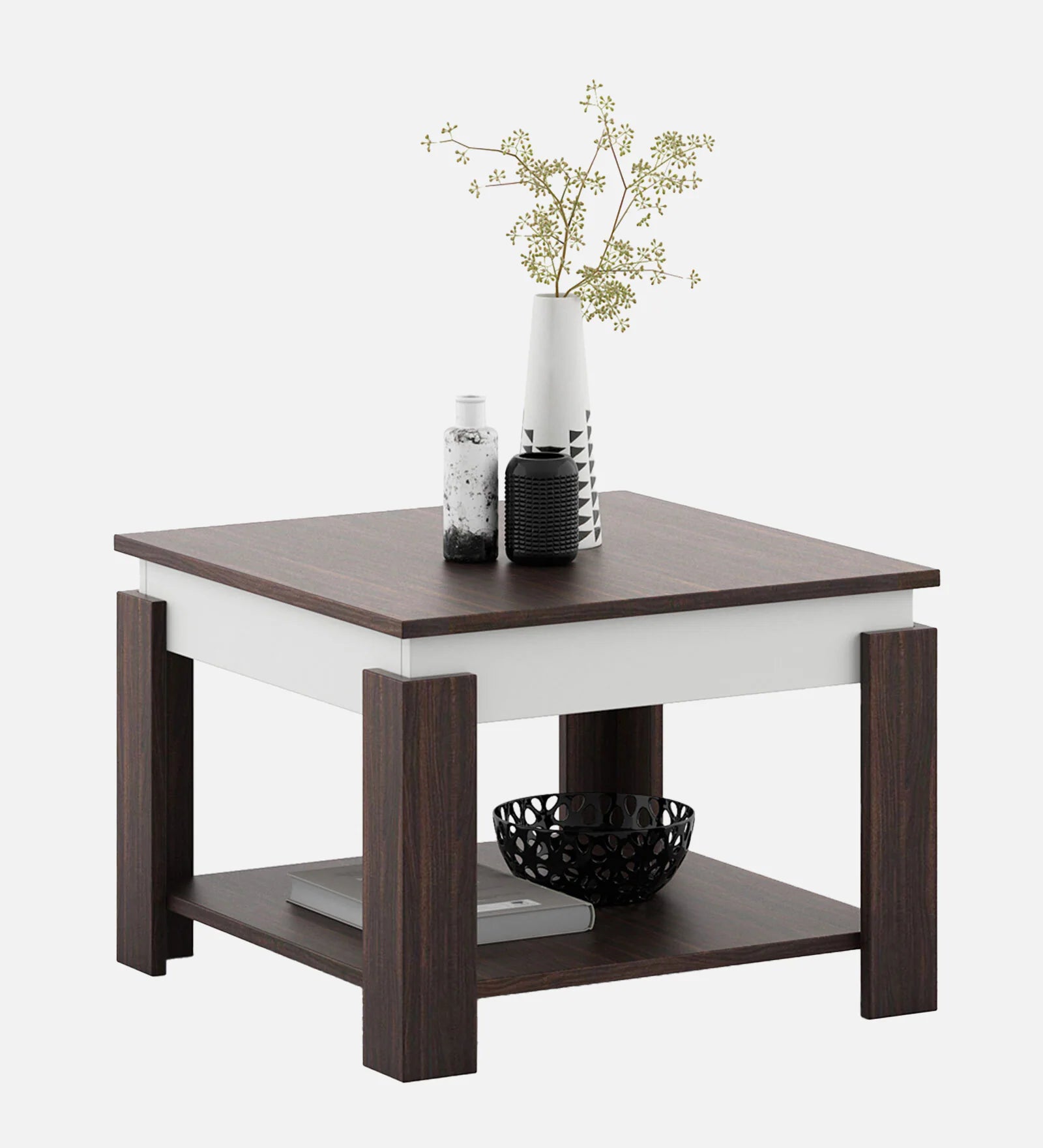 Macon Coffee Table In Dark Walnut Finish - Febonic Living