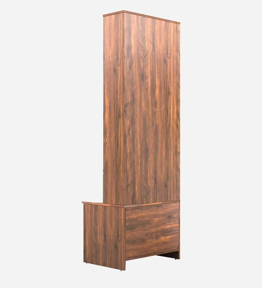 Batum Dressing Unit In Oral Walnut And Frosty White Finish With Mirror - Febonic Living