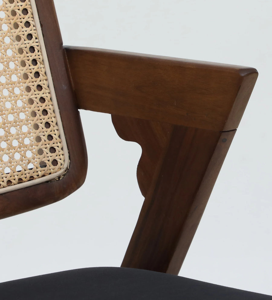 Andorra Sheesham Wood Arm Chair In Provincial Teak Finish - Febonic Living