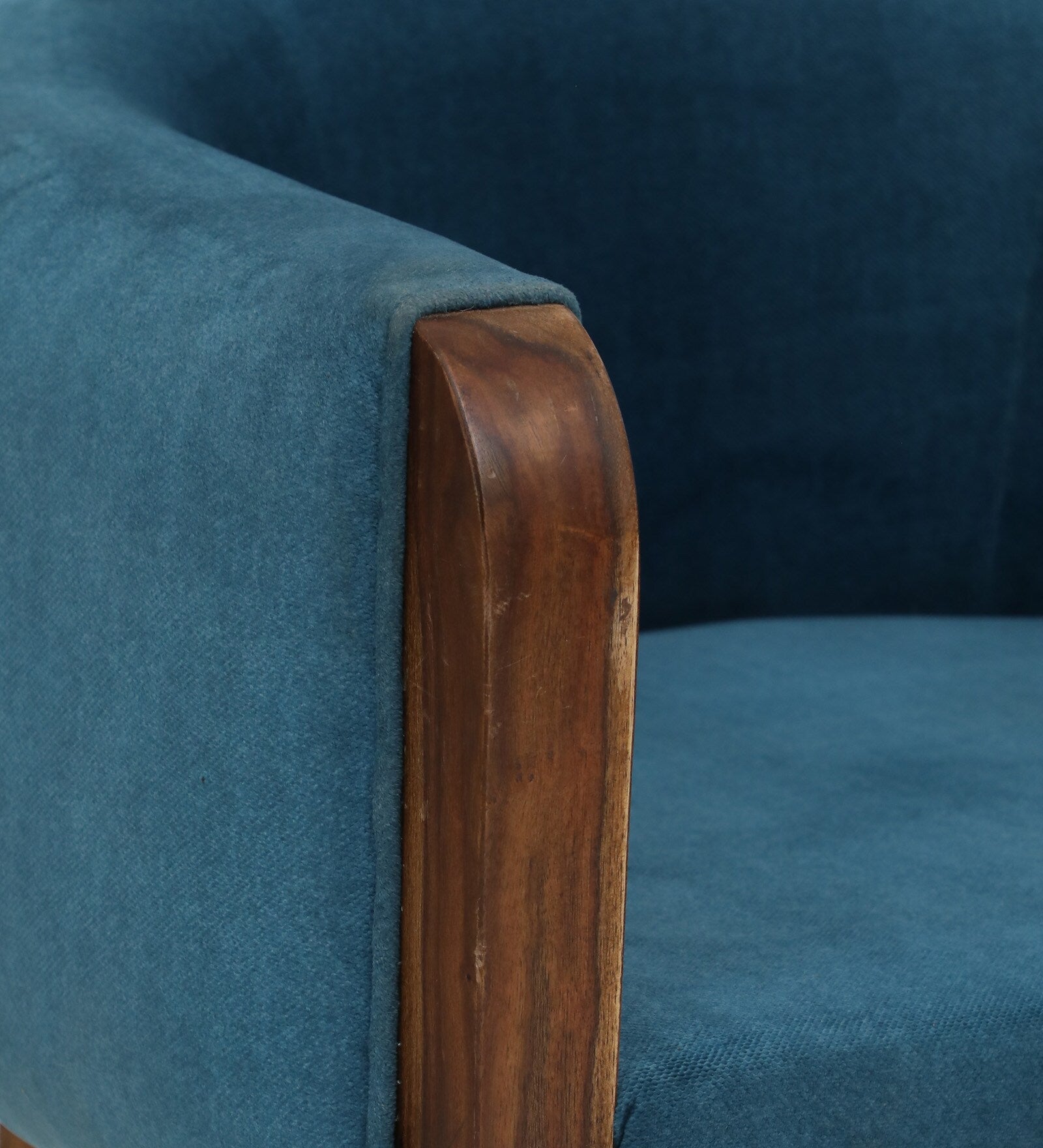 Chalki Sheesham Wood Arm Chair In Provincial Teak Finish - Febonic Living