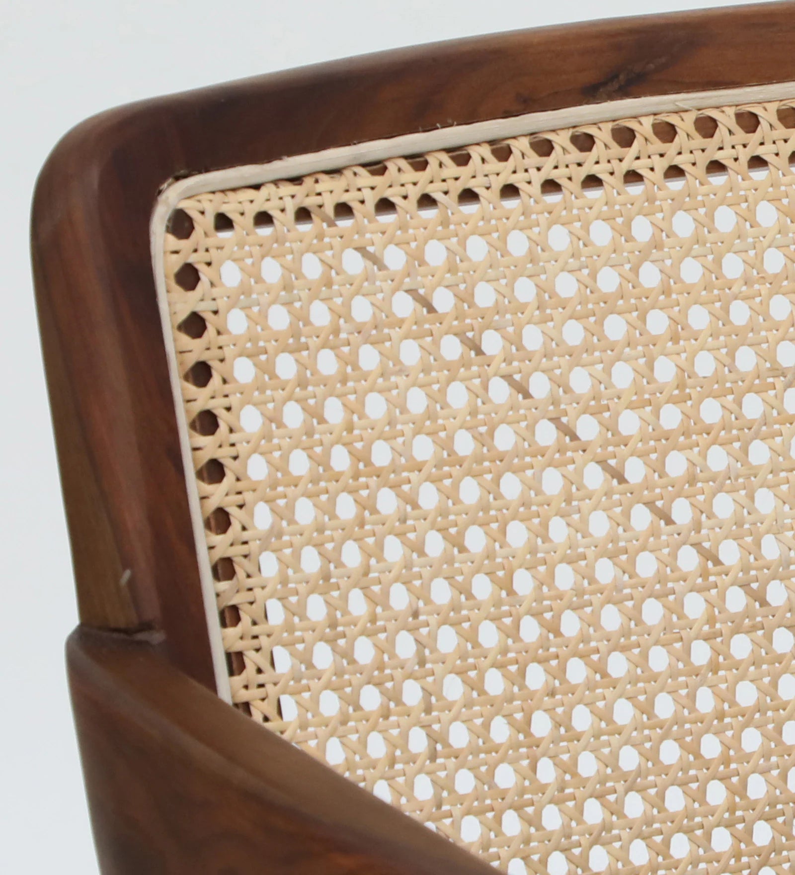 Andorra Sheesham Wood Arm Chair In Provincial Teak Finish - Febonic Living