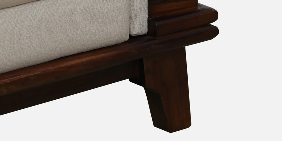 Tanu Sheesham Wood 2 Seater Sofa In Beige Colour - Febonic Living