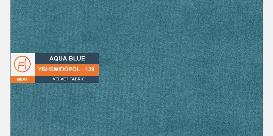 Kosta Velvet 2 Seater Sofa In Aqua Blue Colour - Febonic Living