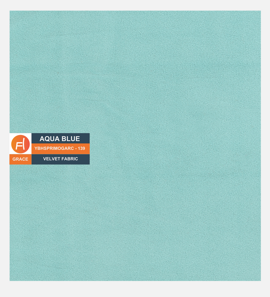 Adon Velvet Bench In Barmunda Aqua Colour - Febonic Living